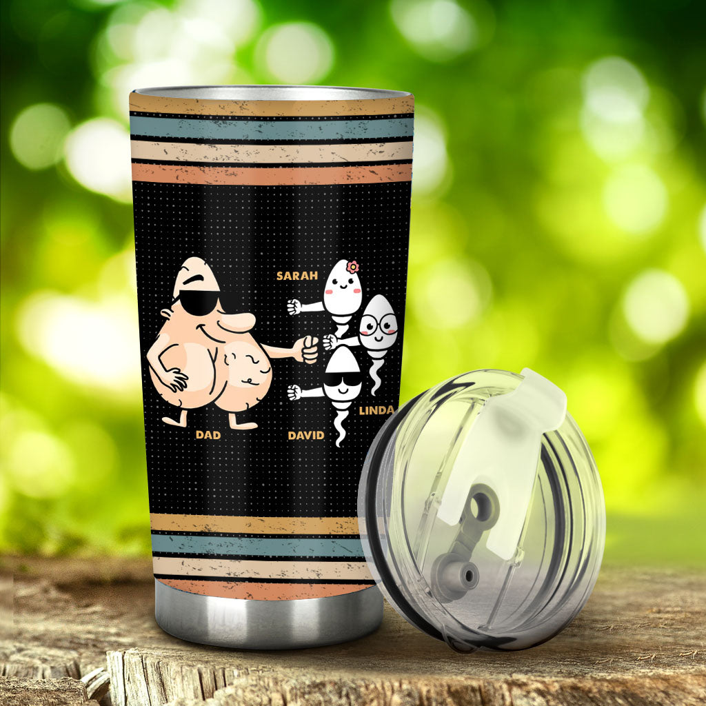 Cher papa, bravo ! - Gobelet isotherme personnalisé pour la fête des pères