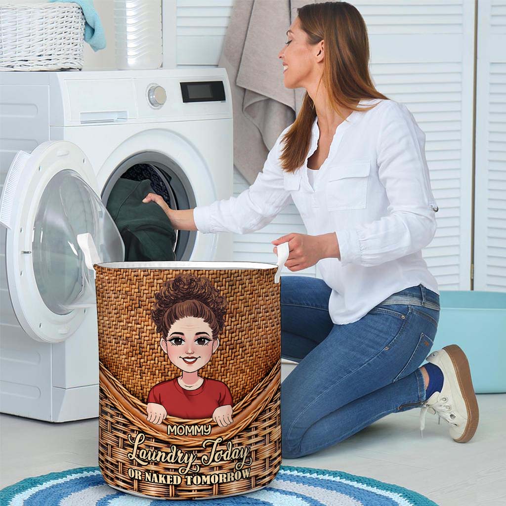 Laundry Today - Panier de rangement familial personnalisé