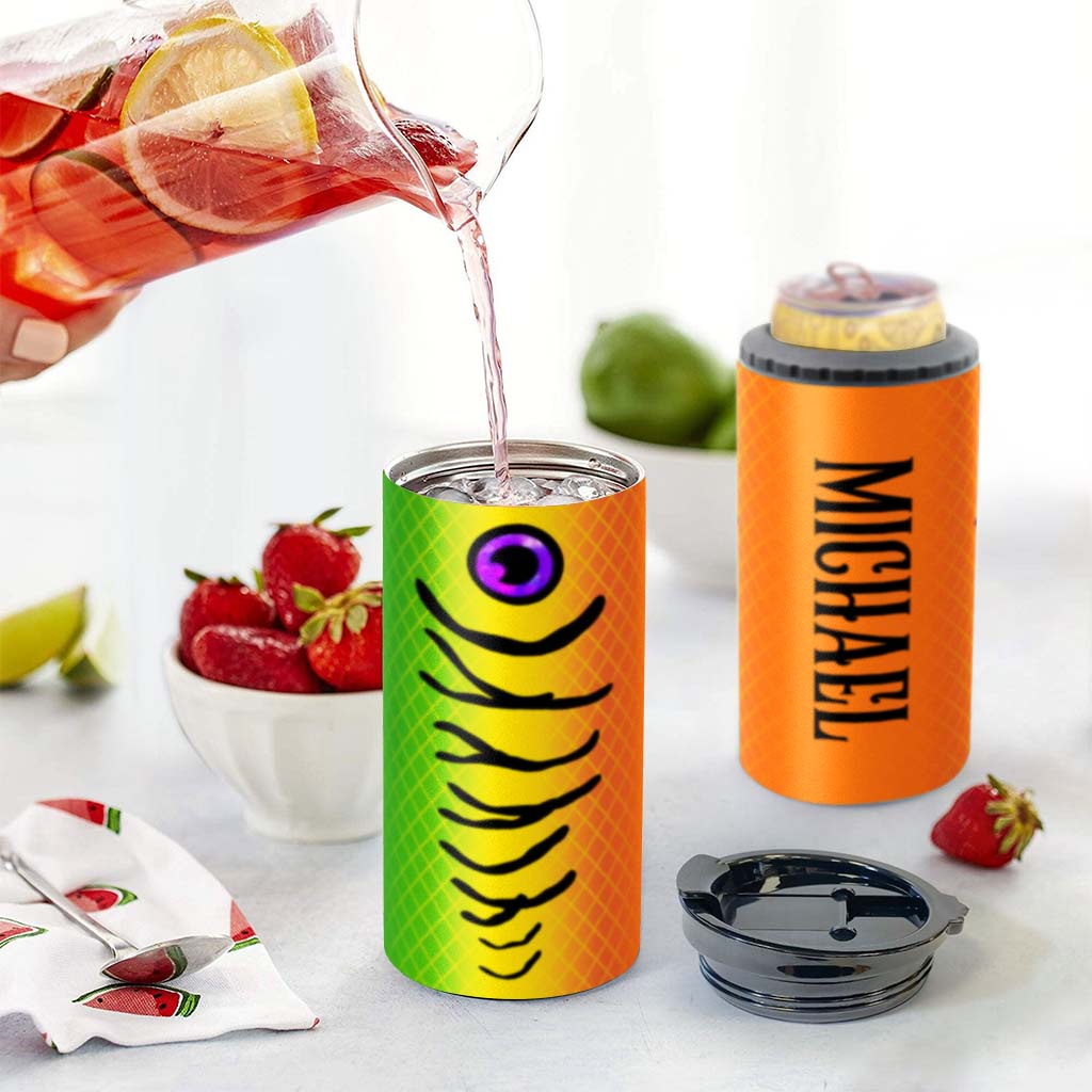 Leurre de pêche - Refroidisseur de canettes de pêche personnalisé