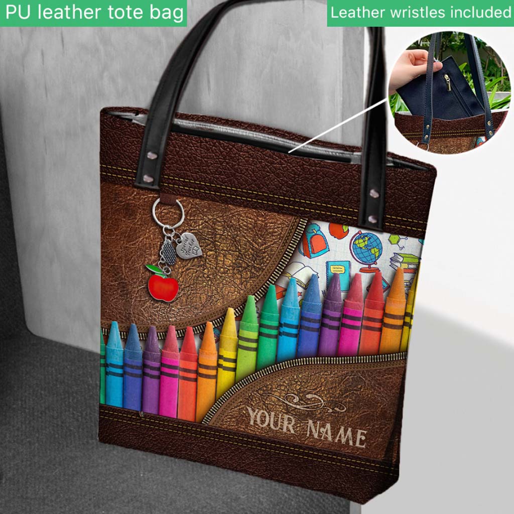 Enseigner, aimer, inspirer - Sac fourre-tout personnalisé pour enseignants