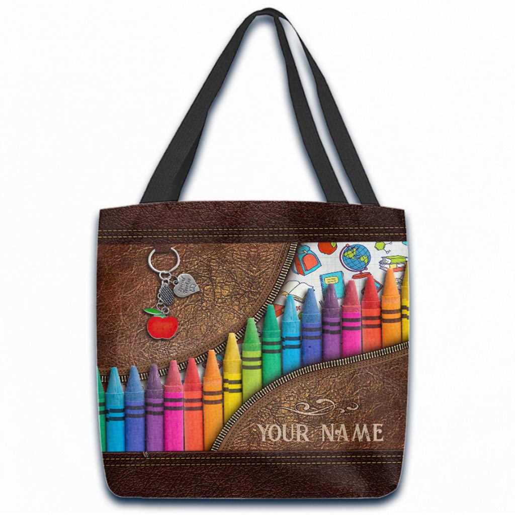 Enseigner, aimer, inspirer - Sac fourre-tout personnalisé pour enseignants