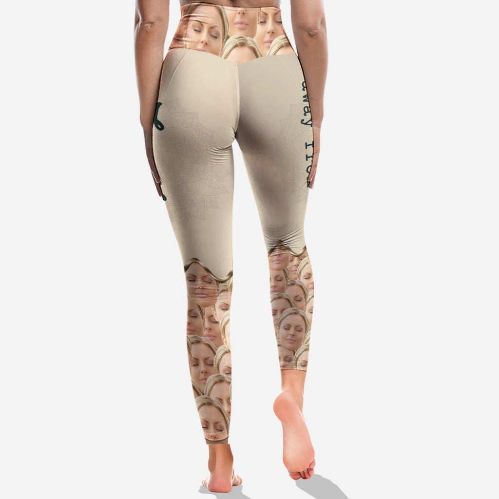 Namasté loin de moi - Leggings de yoga personnalisés