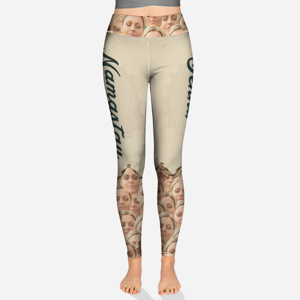 Namasté loin de moi - Leggings de yoga personnalisés