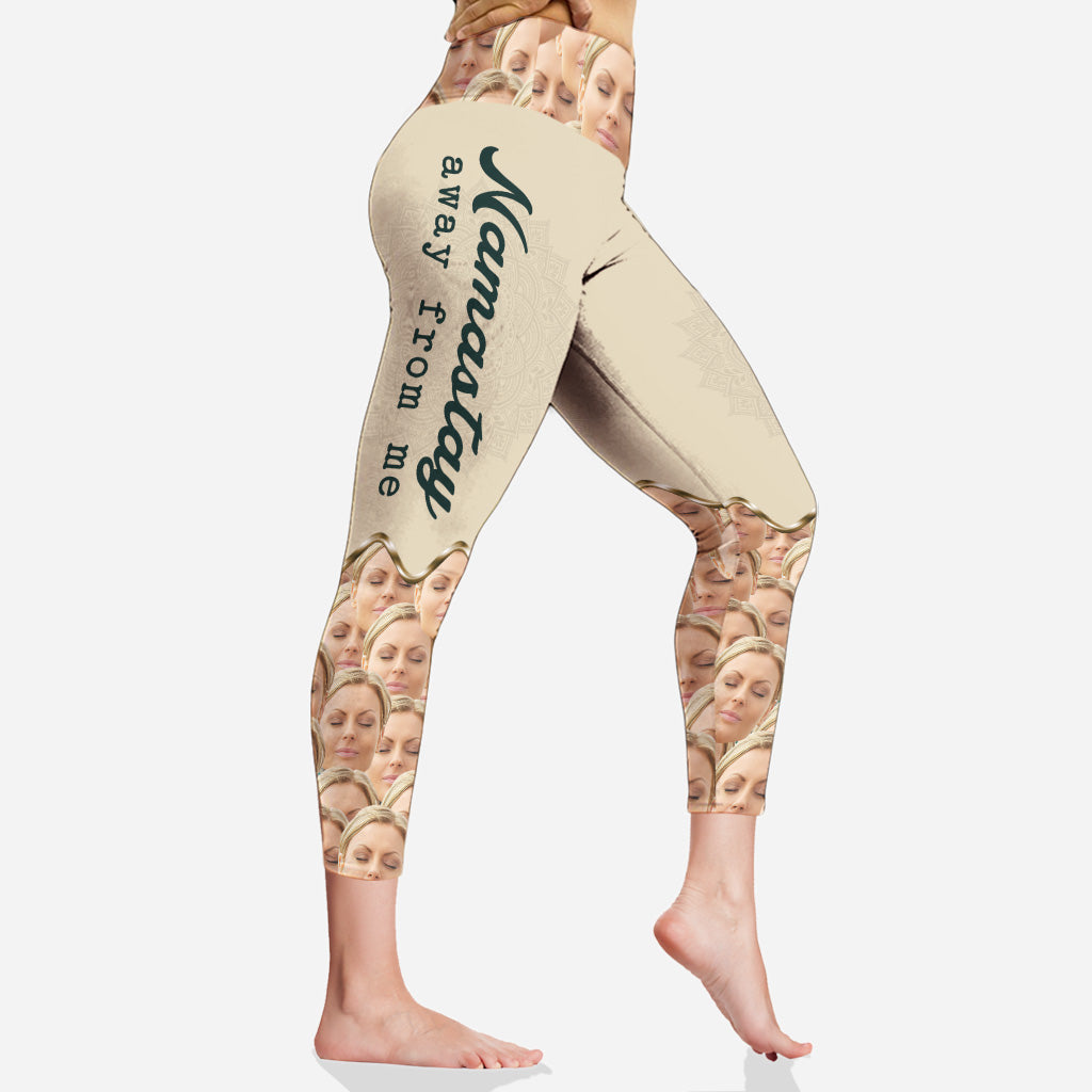 Namasté loin de moi - Leggings de yoga personnalisés