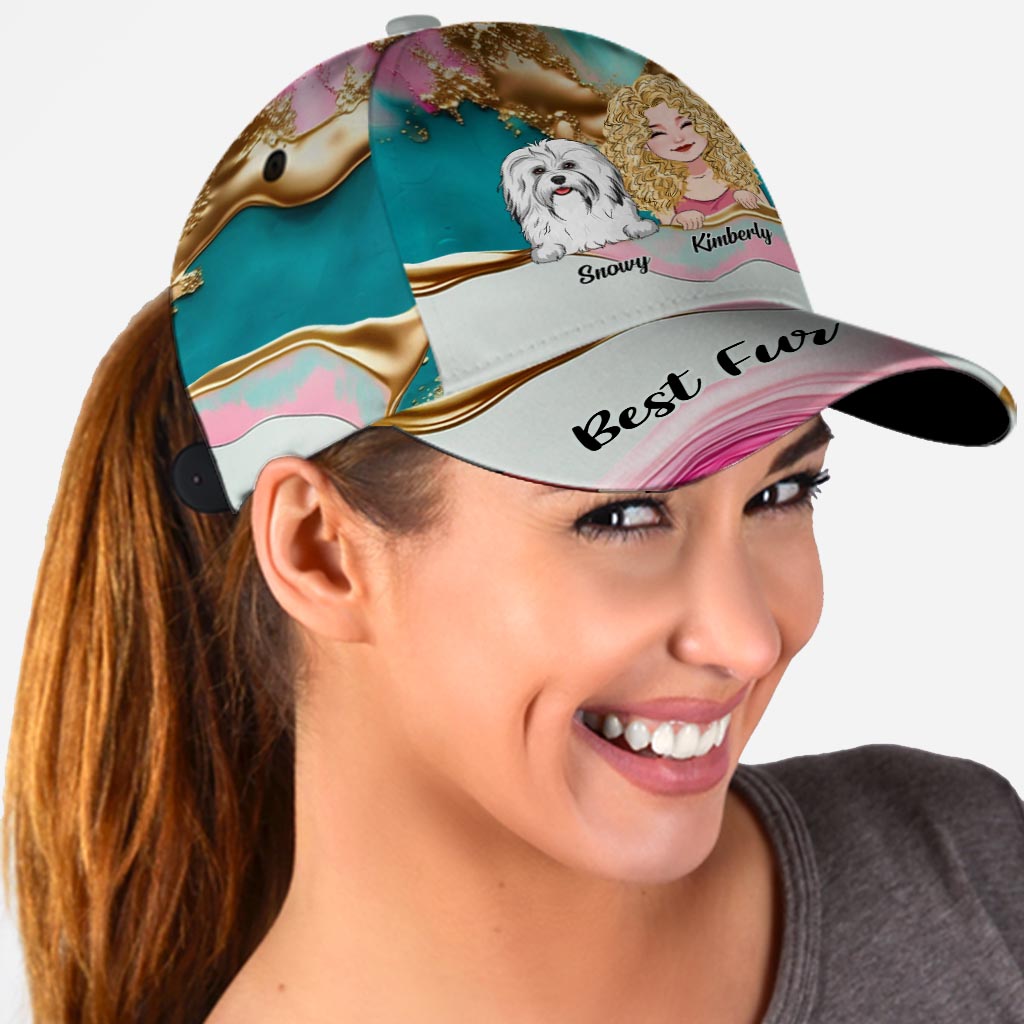 Meilleure maman/papa à fourrure du monde - Casquette classique personnalisée pour chien