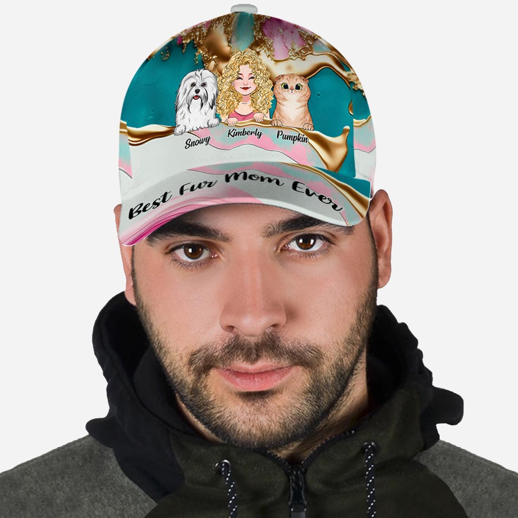 Meilleure maman/papa à fourrure du monde - Casquette classique personnalisée pour chien