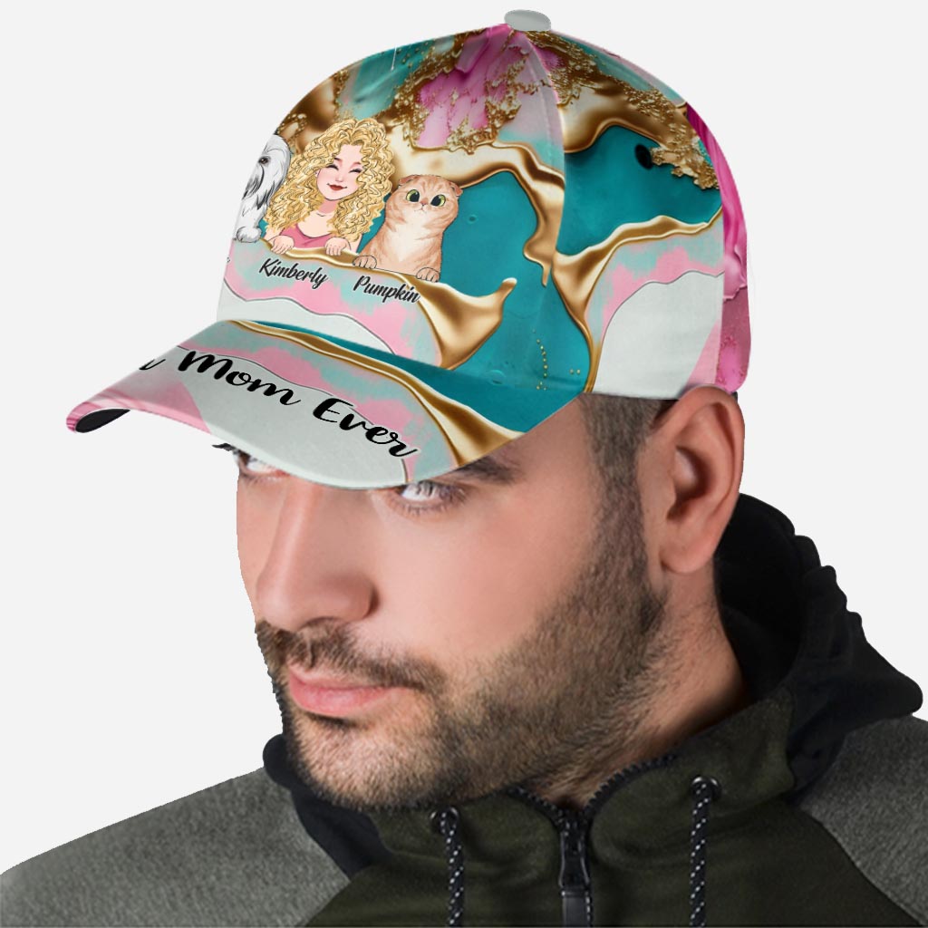 Meilleure maman/papa à fourrure du monde - Casquette classique personnalisée pour chien