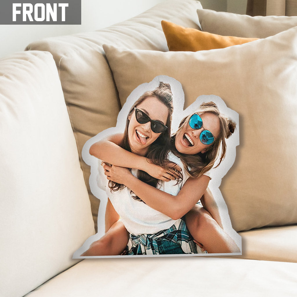 Coussin humanoïde personnalisé avec photo - Coussin en forme de frère ou sœur