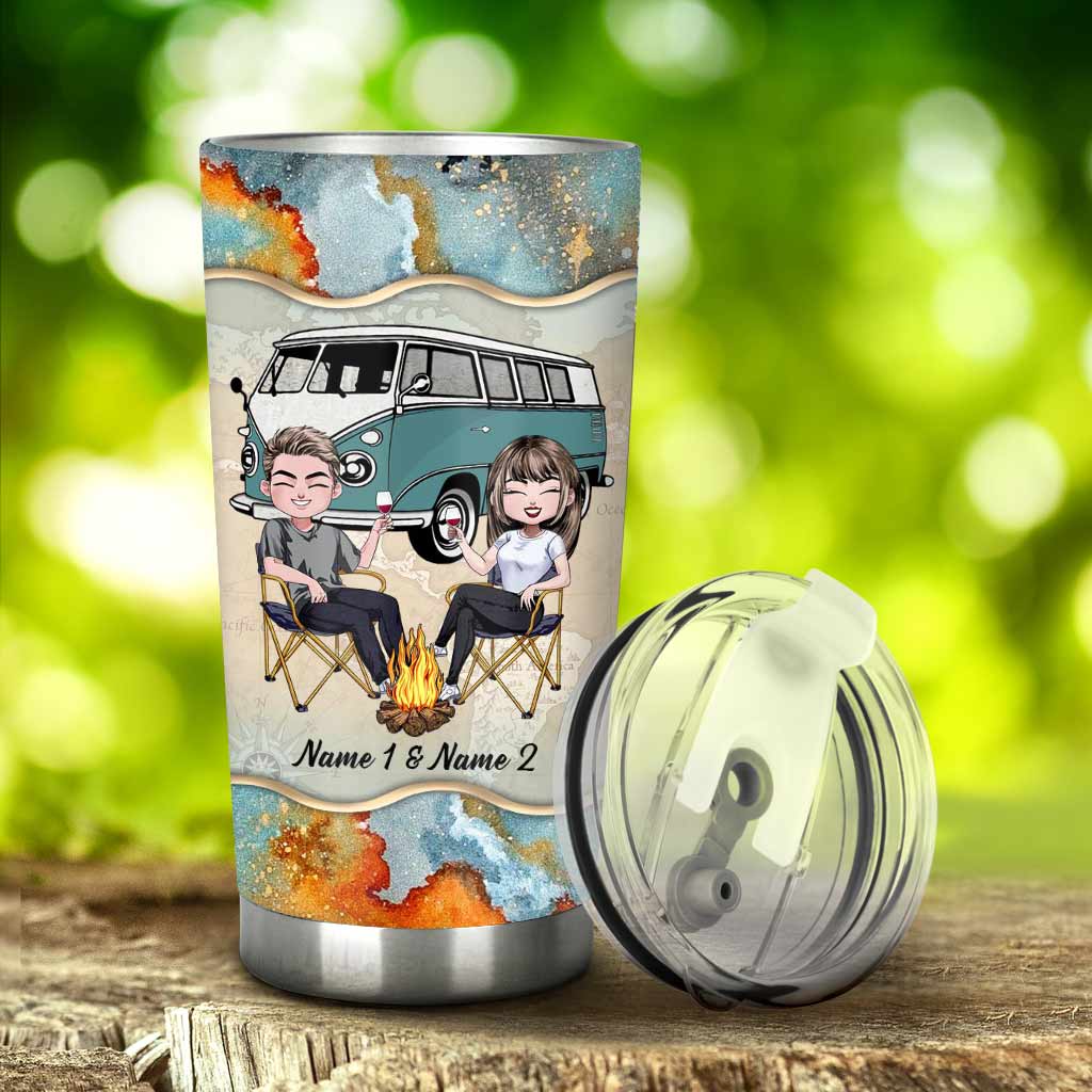 I Haven't Been Everywhere But It's On My List - Personalized Camping Tumbler
