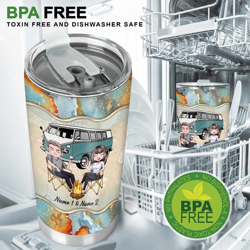 I Haven't Been Everywhere But It's On My List - Personalized Camping Tumbler