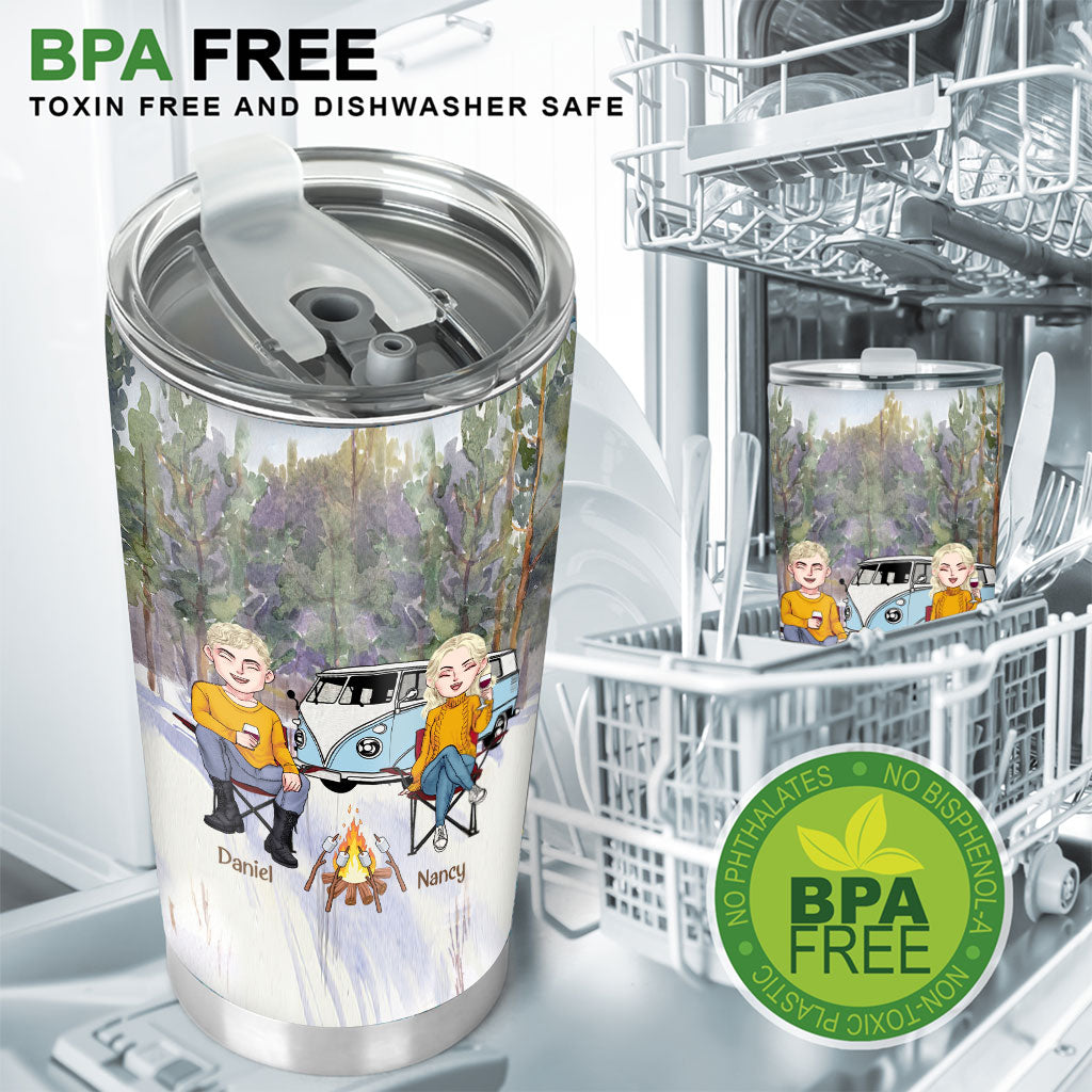 Créer des souvenirs inoubliables ensemble - Gobelet isotherme personnalisé pour couples