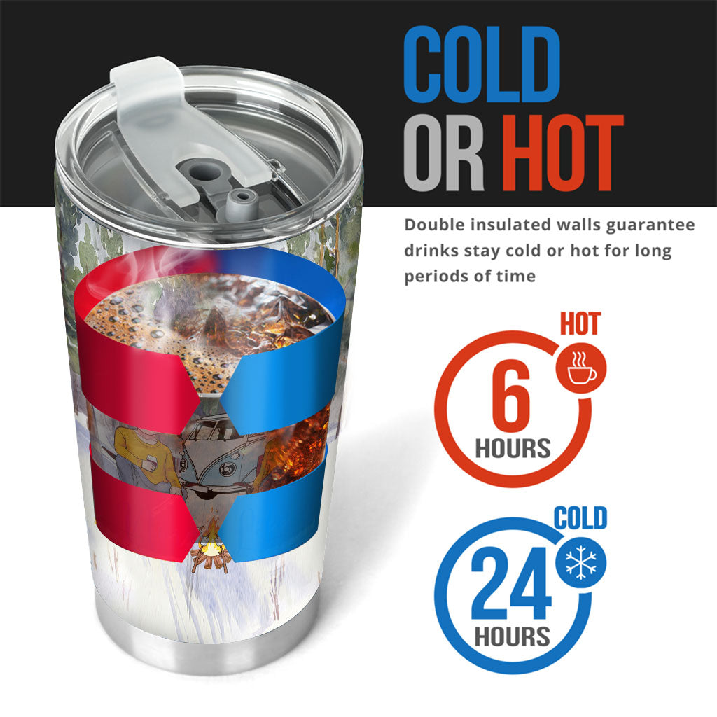 Créer des souvenirs inoubliables ensemble - Gobelet isotherme personnalisé pour couples