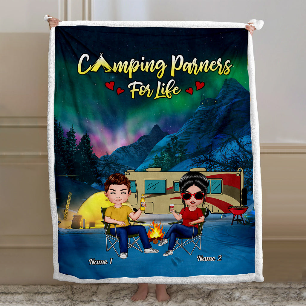 Des souvenirs inoubliables - Couverture de camping personnalisée pour couples