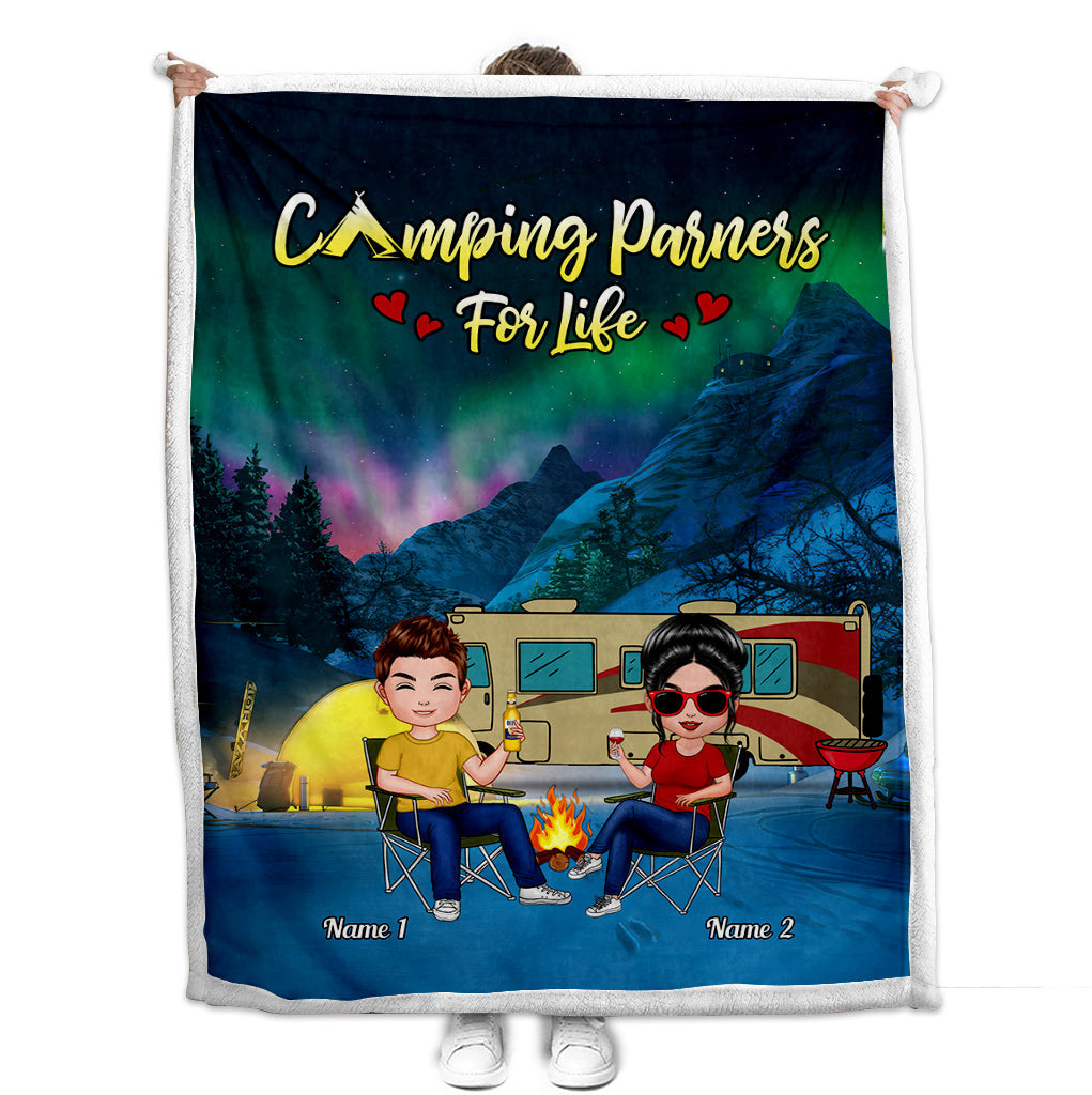 Des souvenirs inoubliables - Couverture de camping personnalisée pour couples