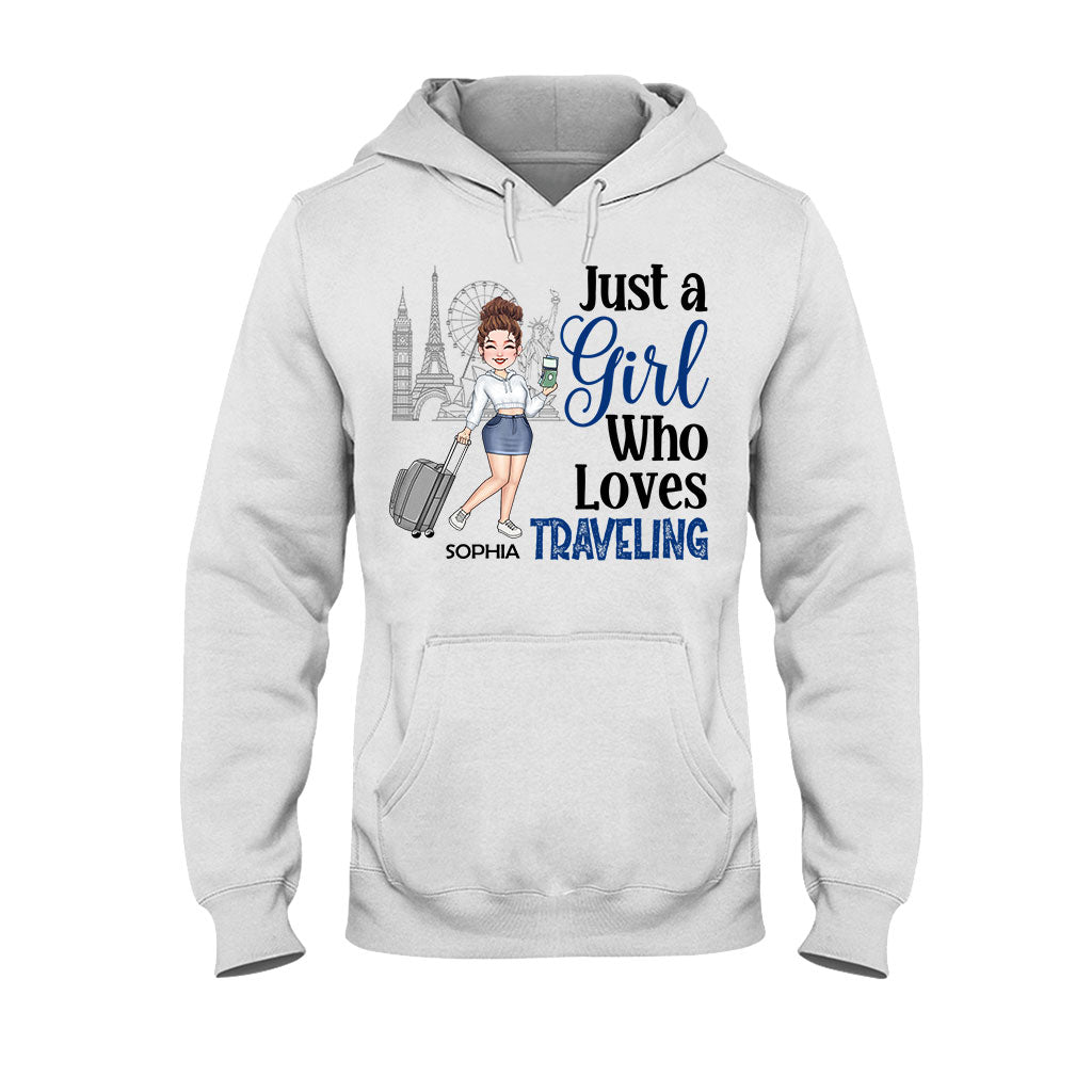 Juste une fille qui adore les croisières - T-shirt et sweat à capuche personnalisés pour les croisières