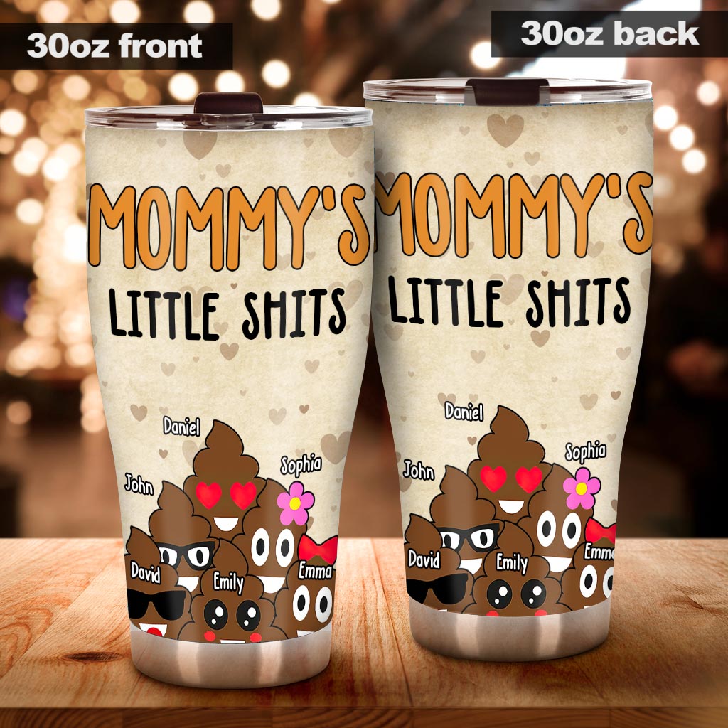 Dad's Little Cuties - Gift for dad, grandma, grandpa, mom, uncle, aunt - Personalized Tumbler