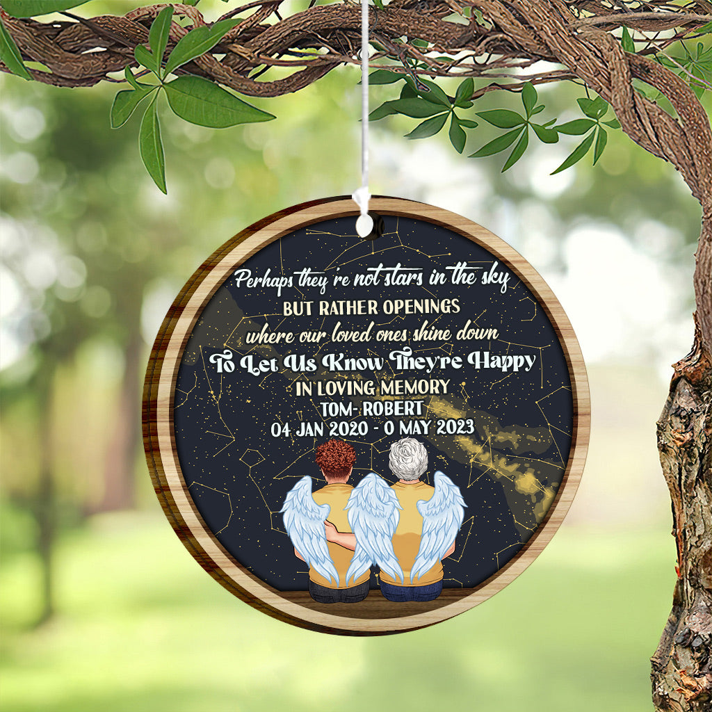 When I Look At The Stars - Personalized Memorial Wind Chime