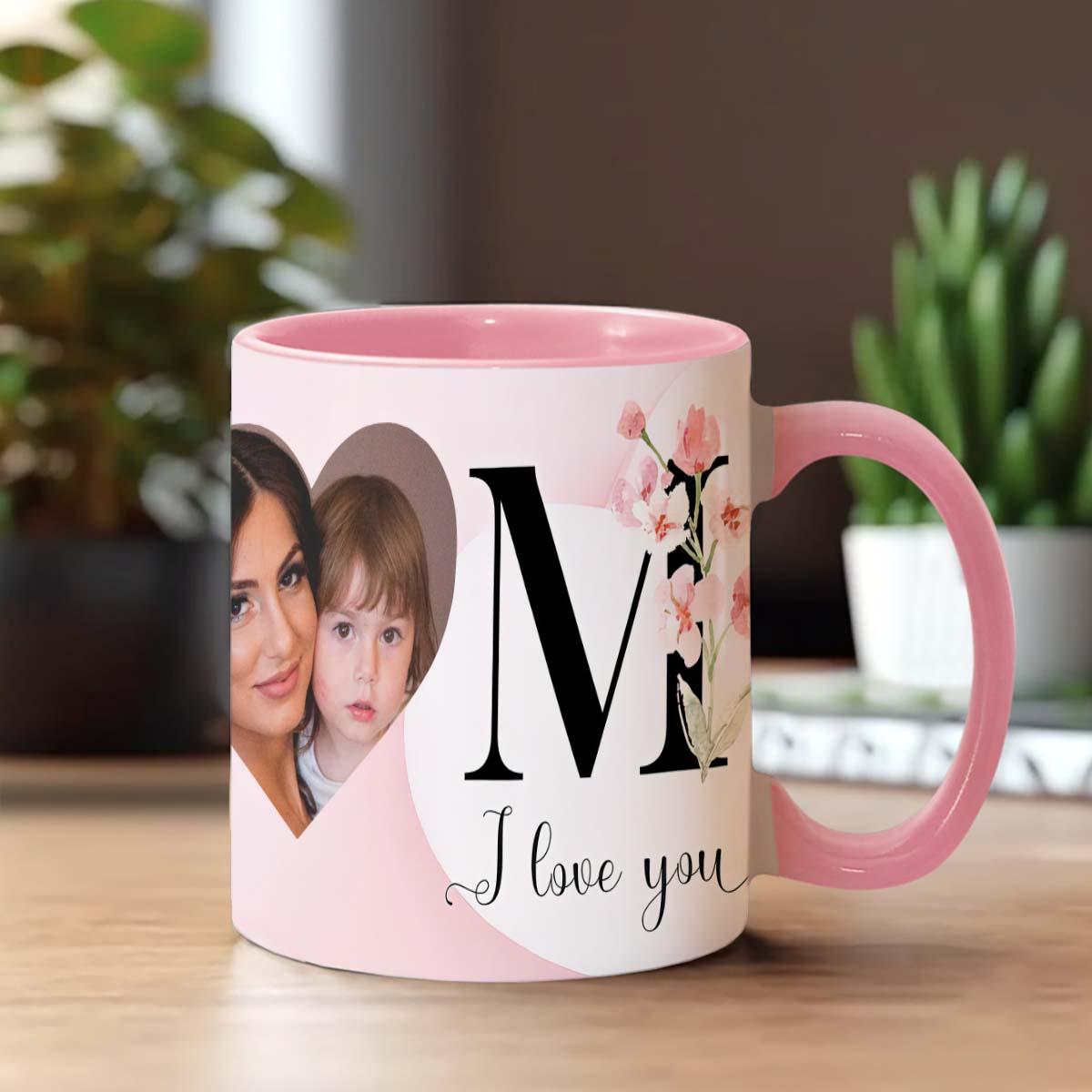 Je t'aime maman - Mug personnalisé pour maman
