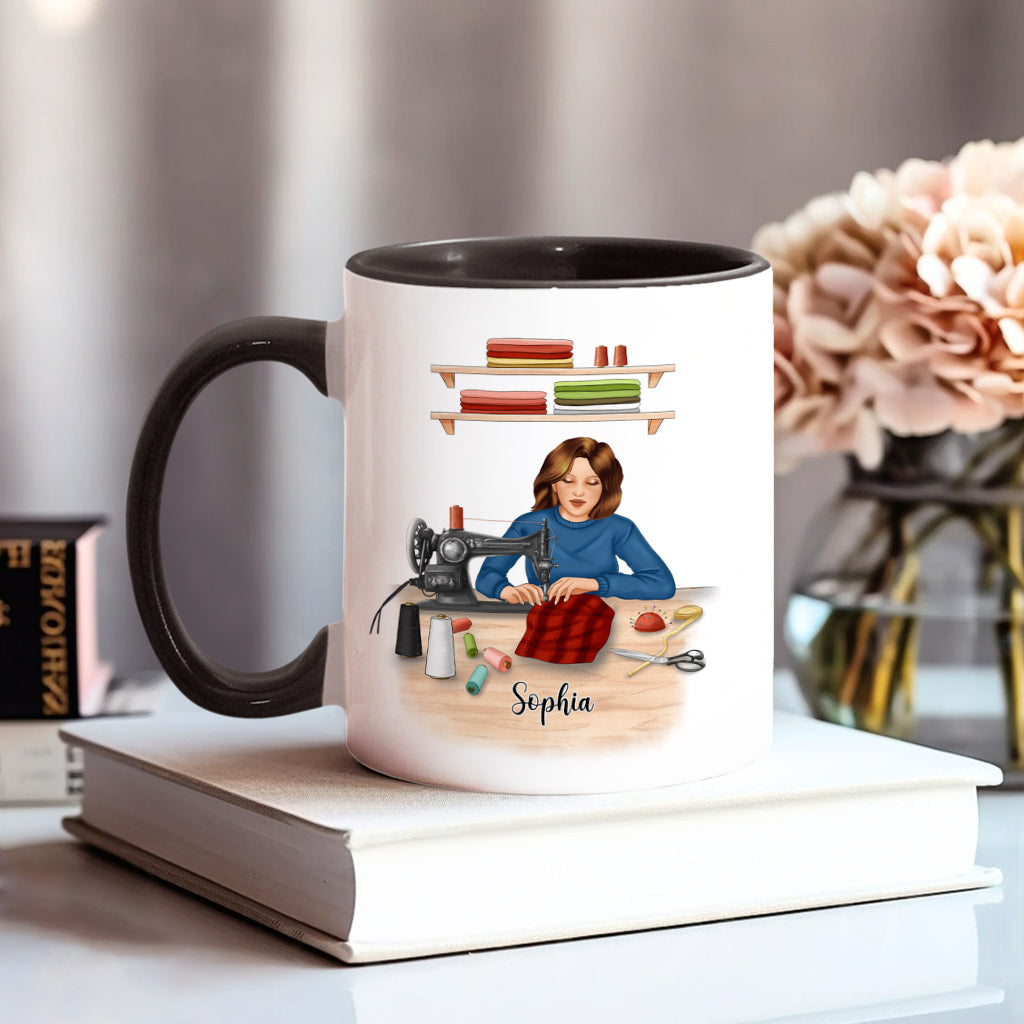 Mon espace couture - Mug personnalisé pour la couture