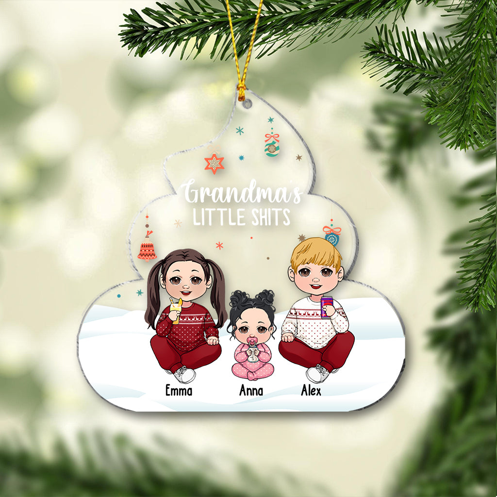 Little Cuties - Personalized Grandma Ornament
