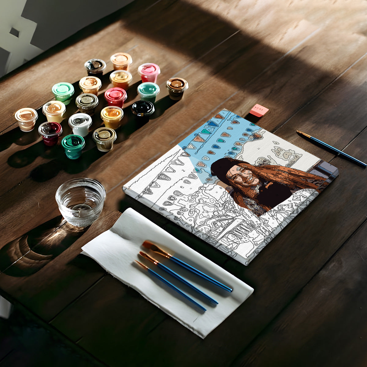 Kit de peinture par numéros personnalisé avec photo - Belle-mère