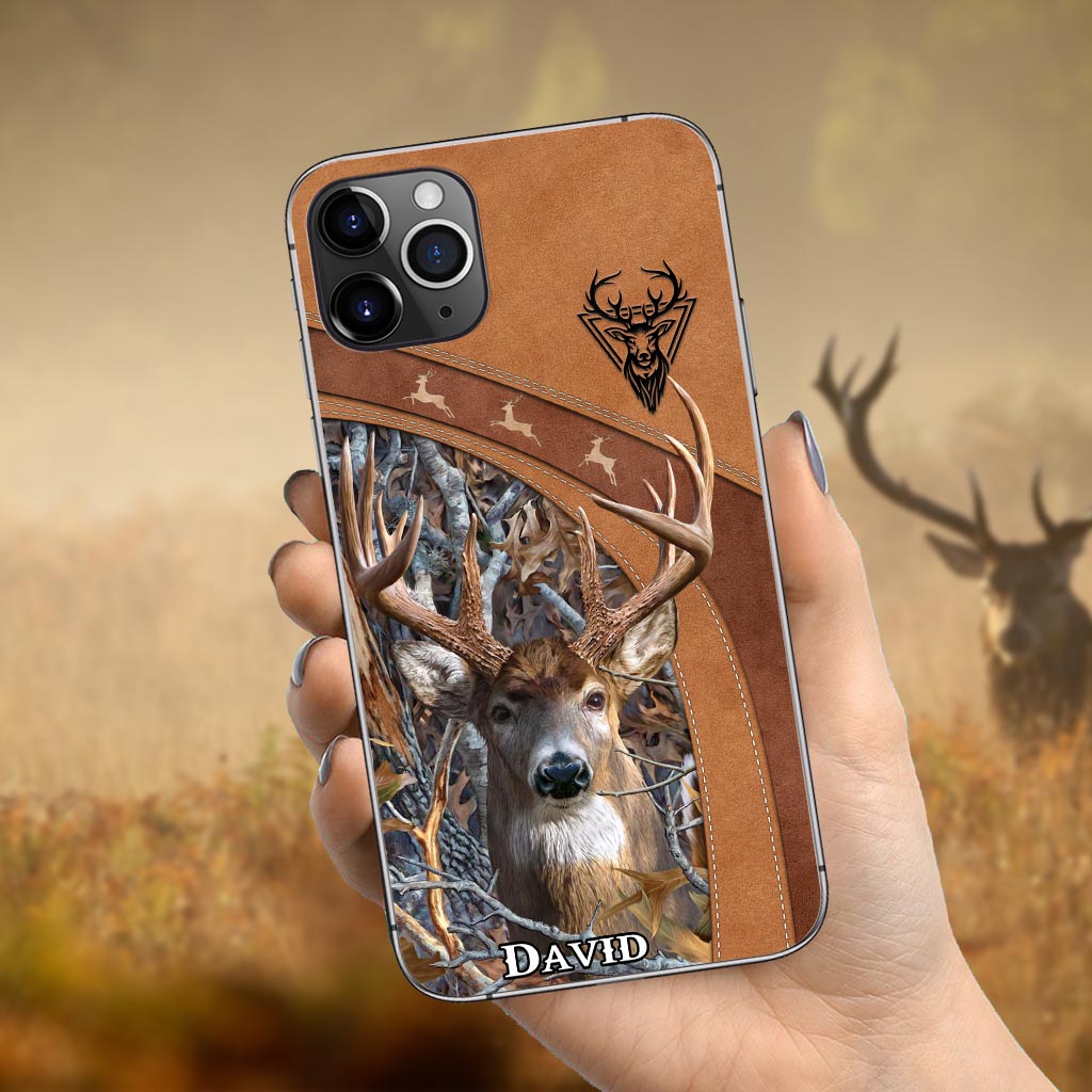 La vie est plus belle dans les bois - Coque de téléphone personnalisée pour la chasse