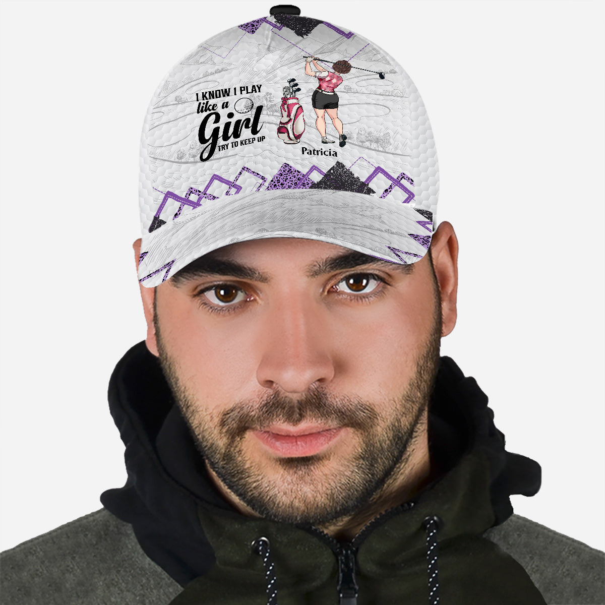 Cours de golf - Cadeau de golf pour elle, petite amie, épouse, fille - Casquette classique personnalisée