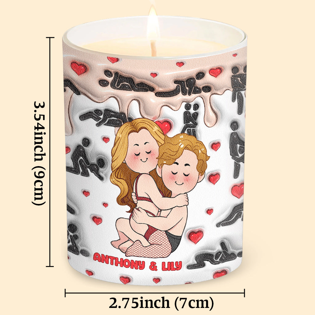 Meilleur couple du monde - Bougie personnalisée pour couple avec couvercle en bois
