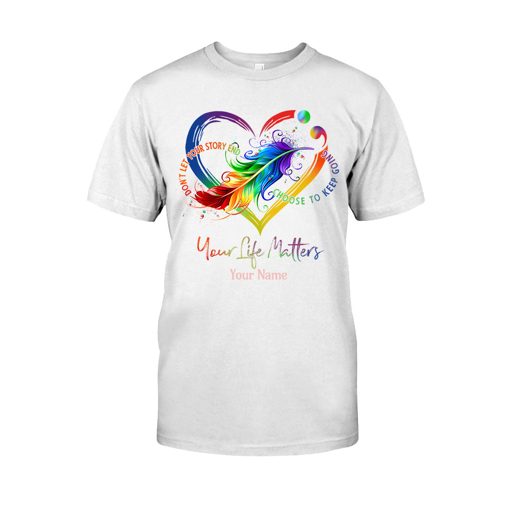 Your Life Matters - Personalized Suicide Prevention T-shirt And Hoodie