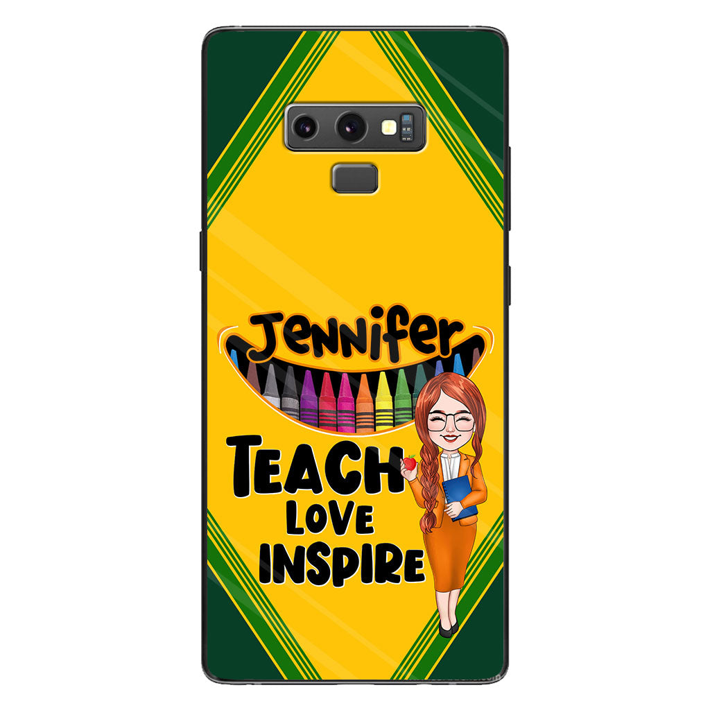 Teach Love Inspire - Personalized Teacher Phone Case