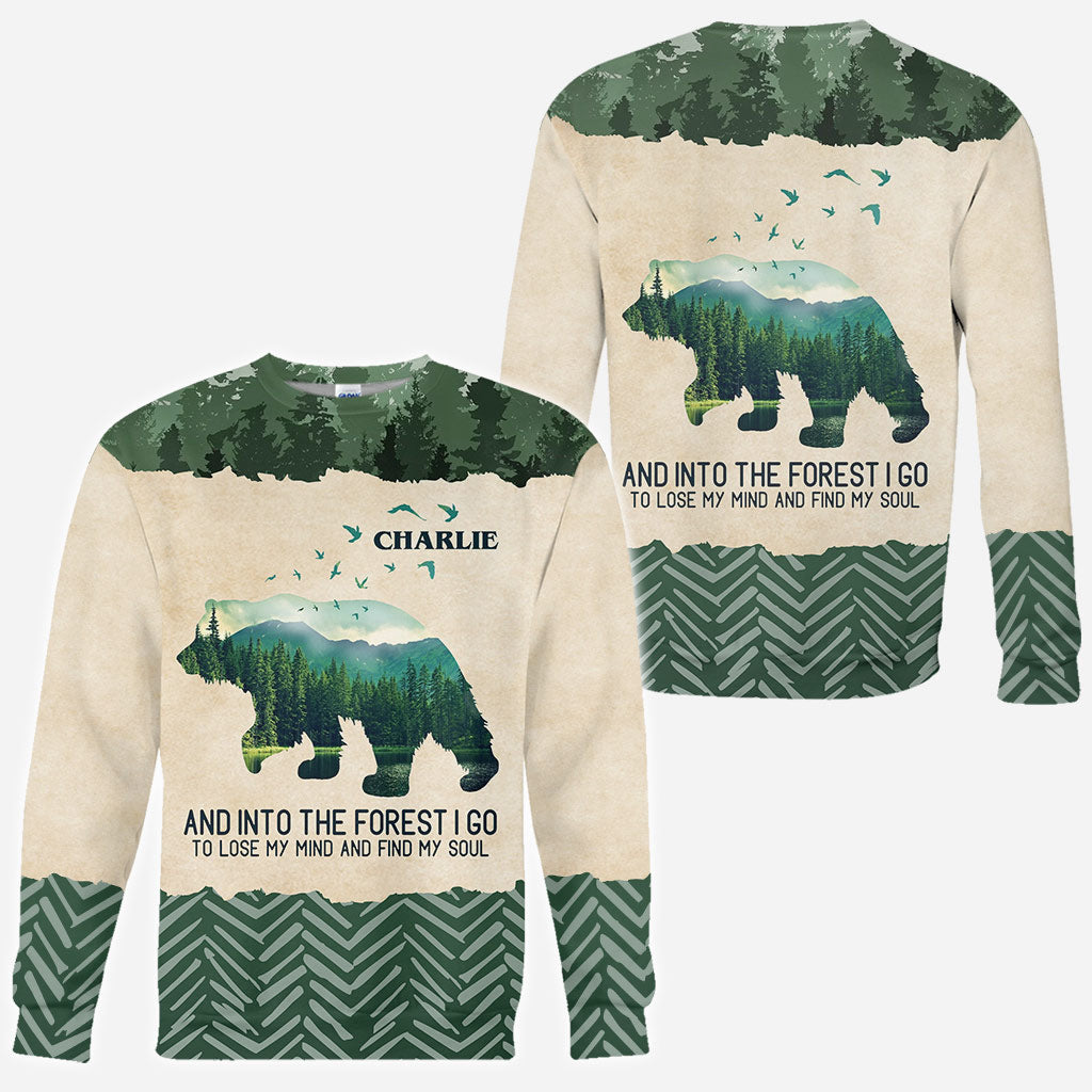 J'adore le camping - T-shirt de camping personnalisé intégral