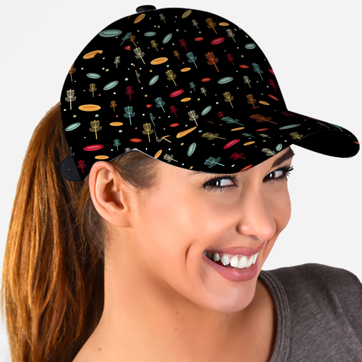 Disc Daddy - Cadeau de disc golf pour papa, grand-père, maman, grand-mère - Casquette classique personnalisée