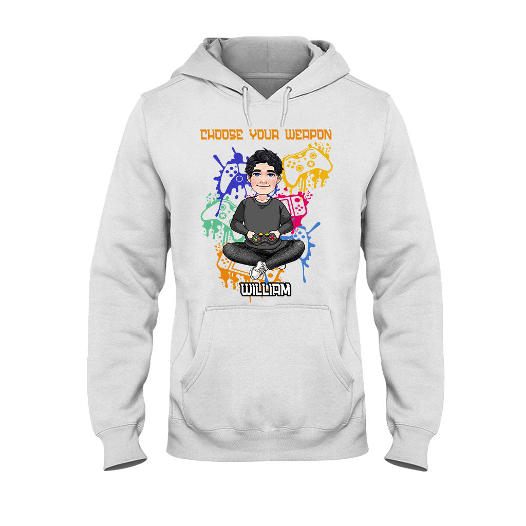 Choisissez votre arme - T-shirt et sweat à capuche personnalisés de jeu vidéo