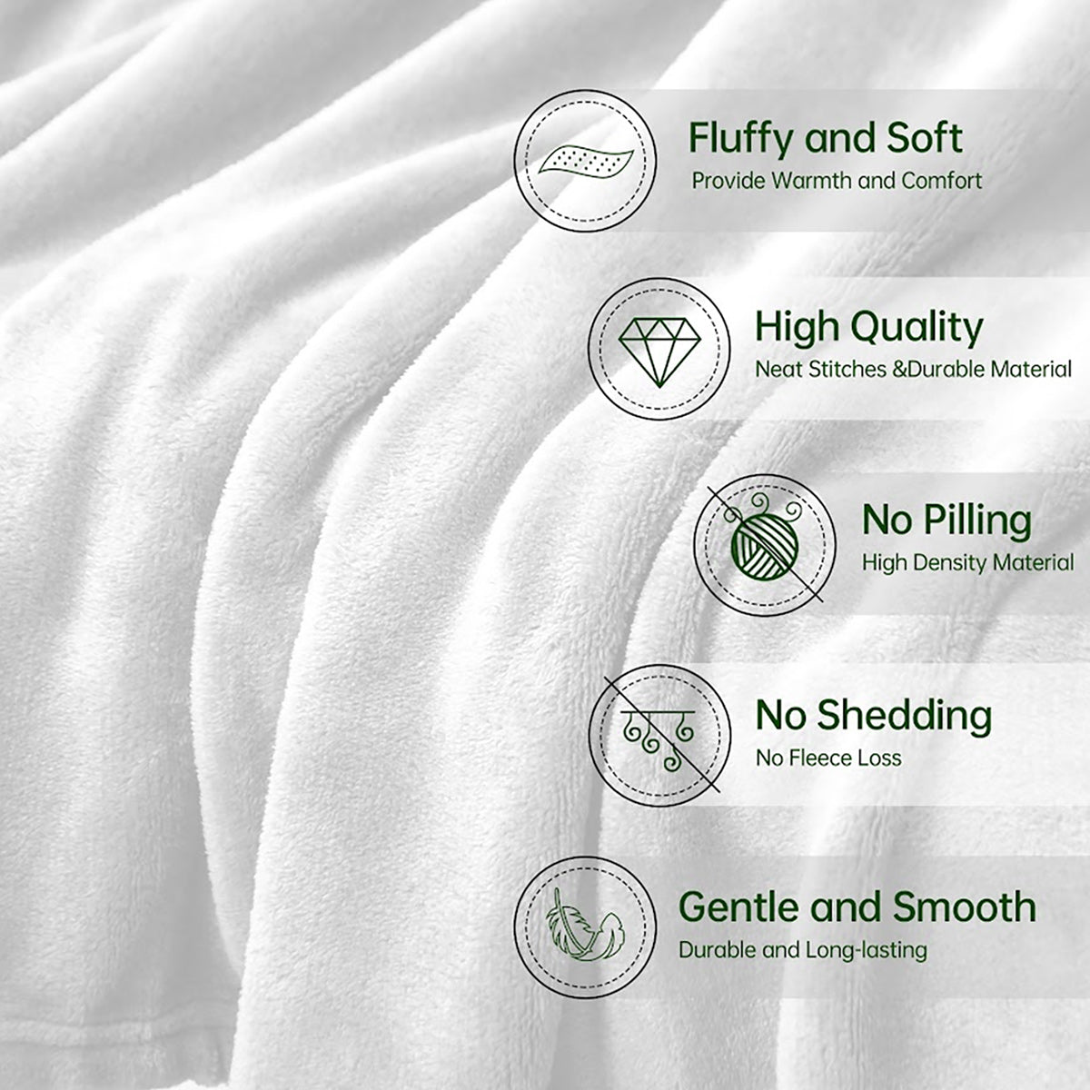 Think Of This Blanket As A Hug Of Me - Personalized Sibling Blanket