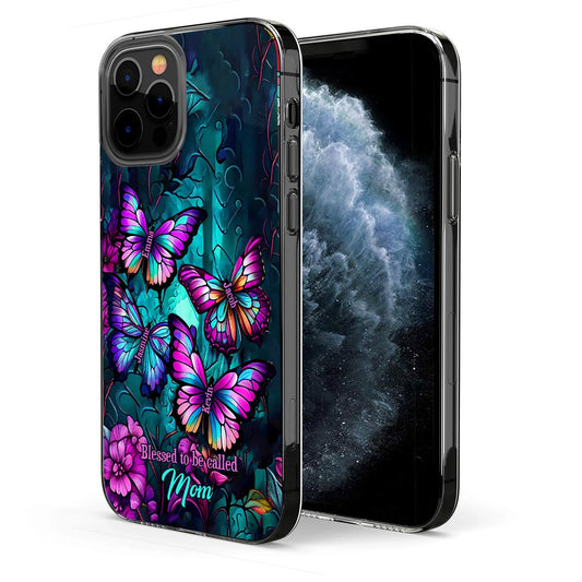 Coque de téléphone personnalisée « Papillons de grand-mère »