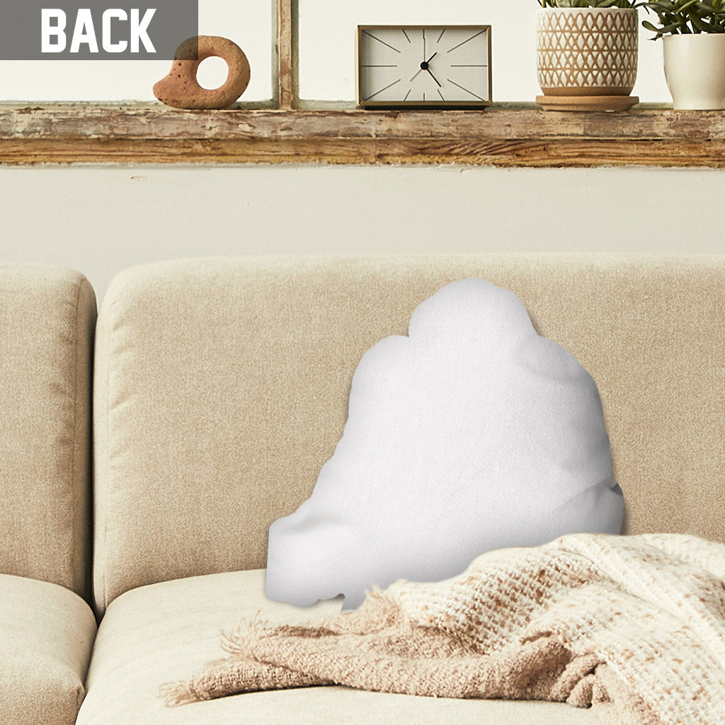 Coussin humanoïde personnalisé en forme de grand-père avec photo -