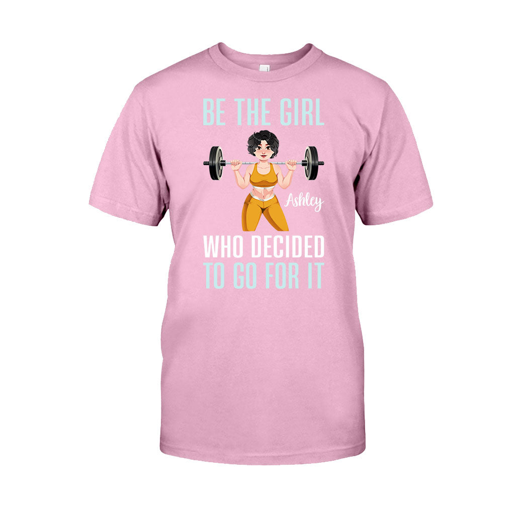 She Decided To Go For It - Personalized Fitness T-shirt And Hoodie