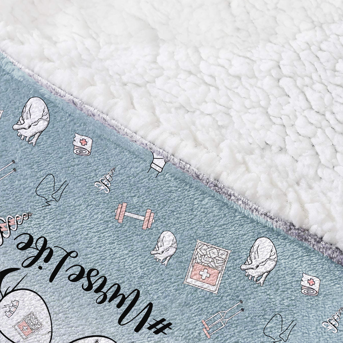 Veste d'infirmière - Couverture d'infirmière personnalisée à capuche