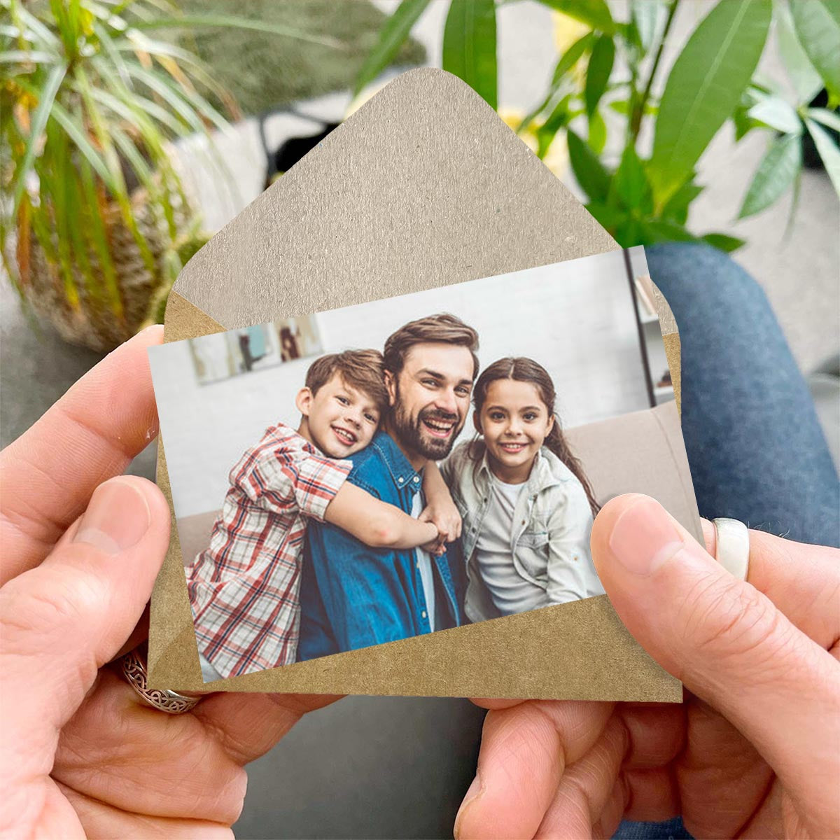 The Love Between - Personalized Father Wallet Insert Card