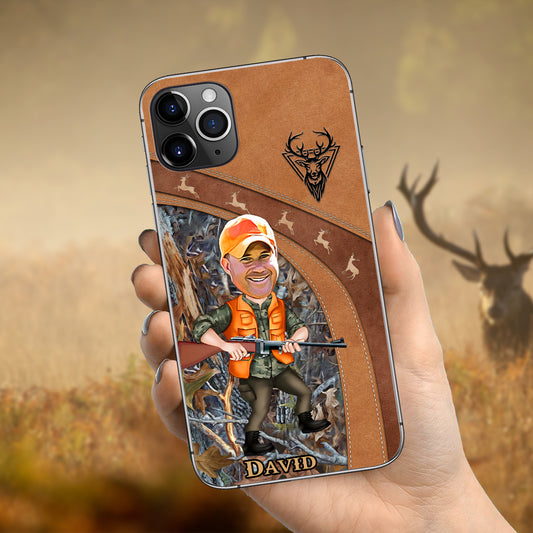Photo Inserted Funny Hunting - Personalized Hunting Phone Case