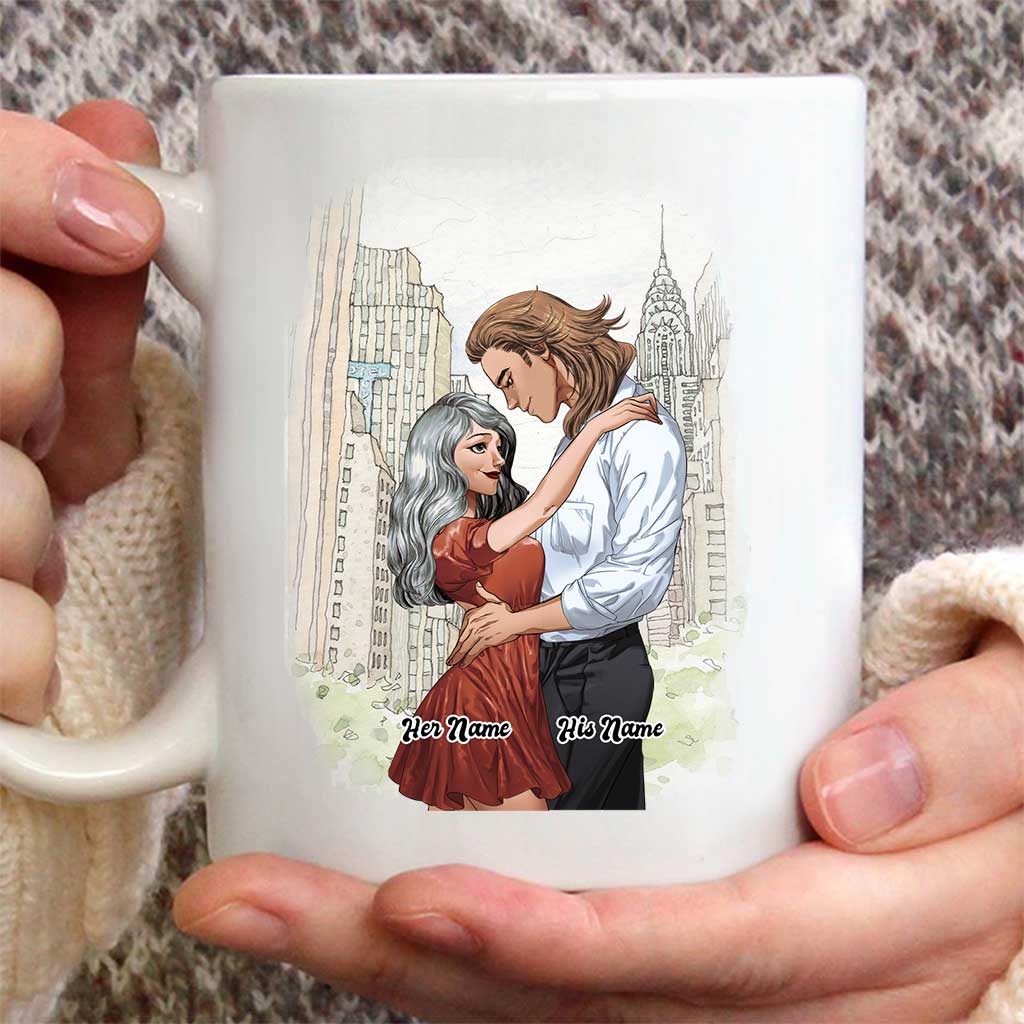 My Favourite Place Is Inside Your Hug - Personalized Couple Mug