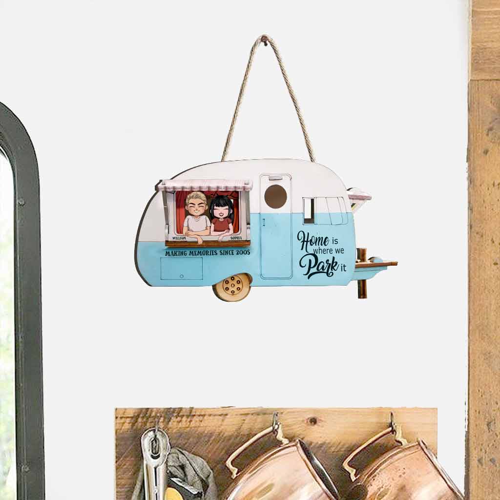 Camping Partners For Life - Personalized Wood Sign