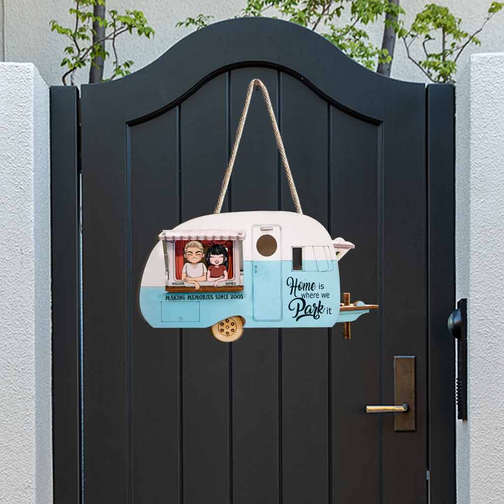 Camping Partners For Life - Personalized Wood Sign