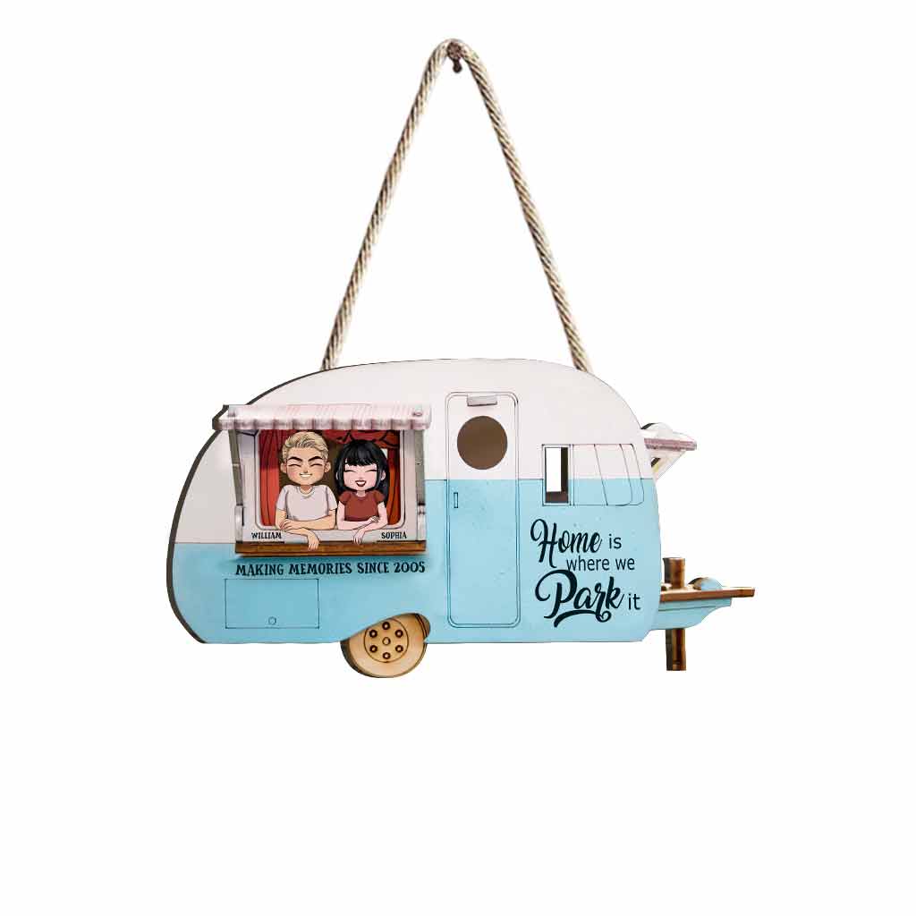 Camping Partners For Life - Personalized Wood Sign