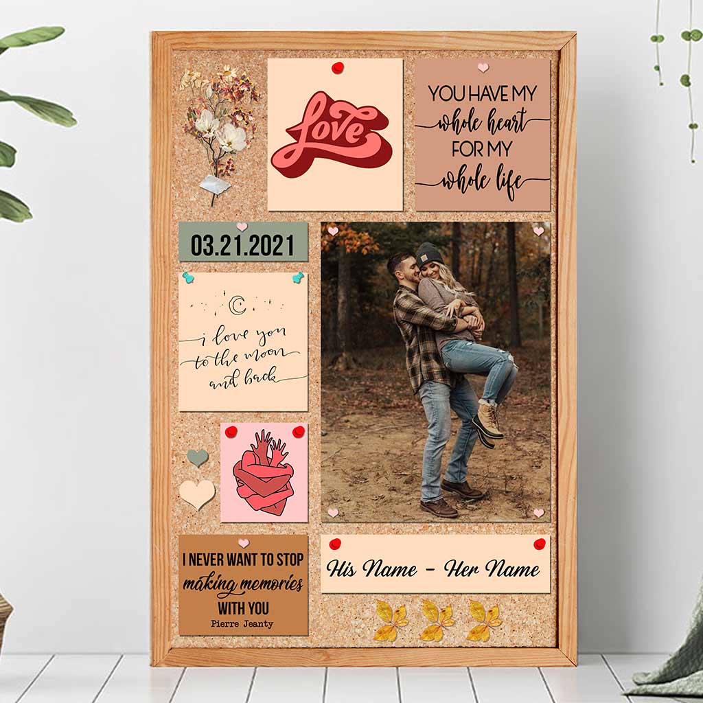 Everything Is Better With You - Personalized Couple Poster