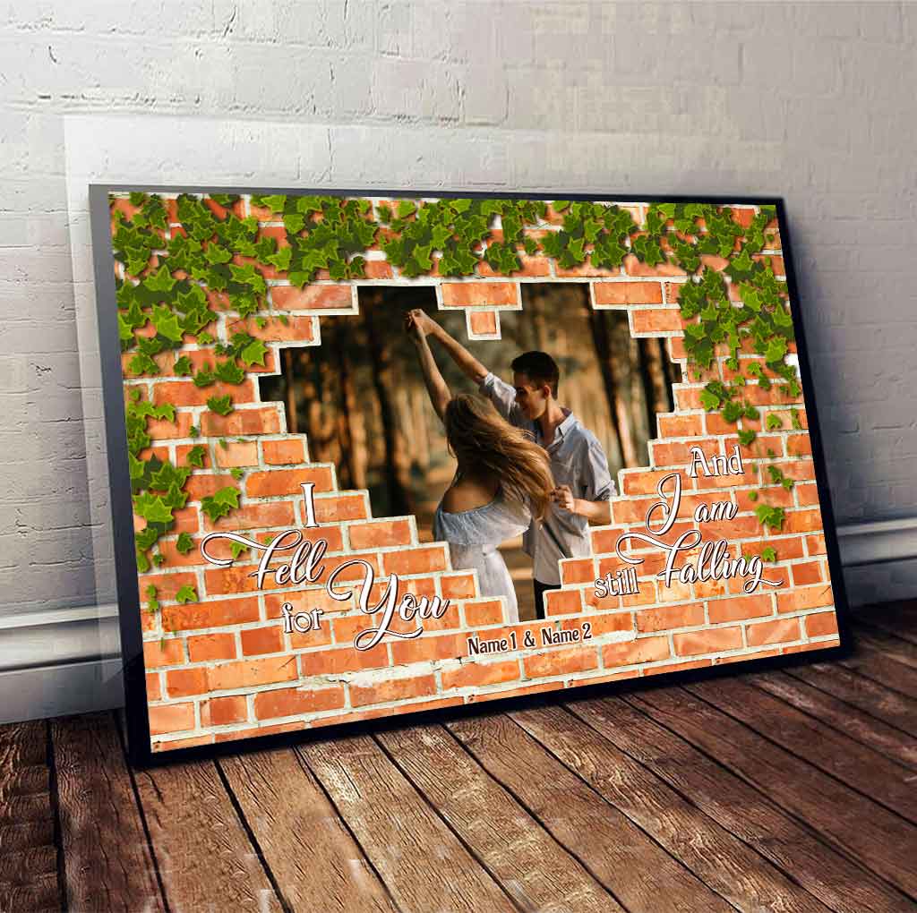 I Fell For You - Personalized Couple Poster