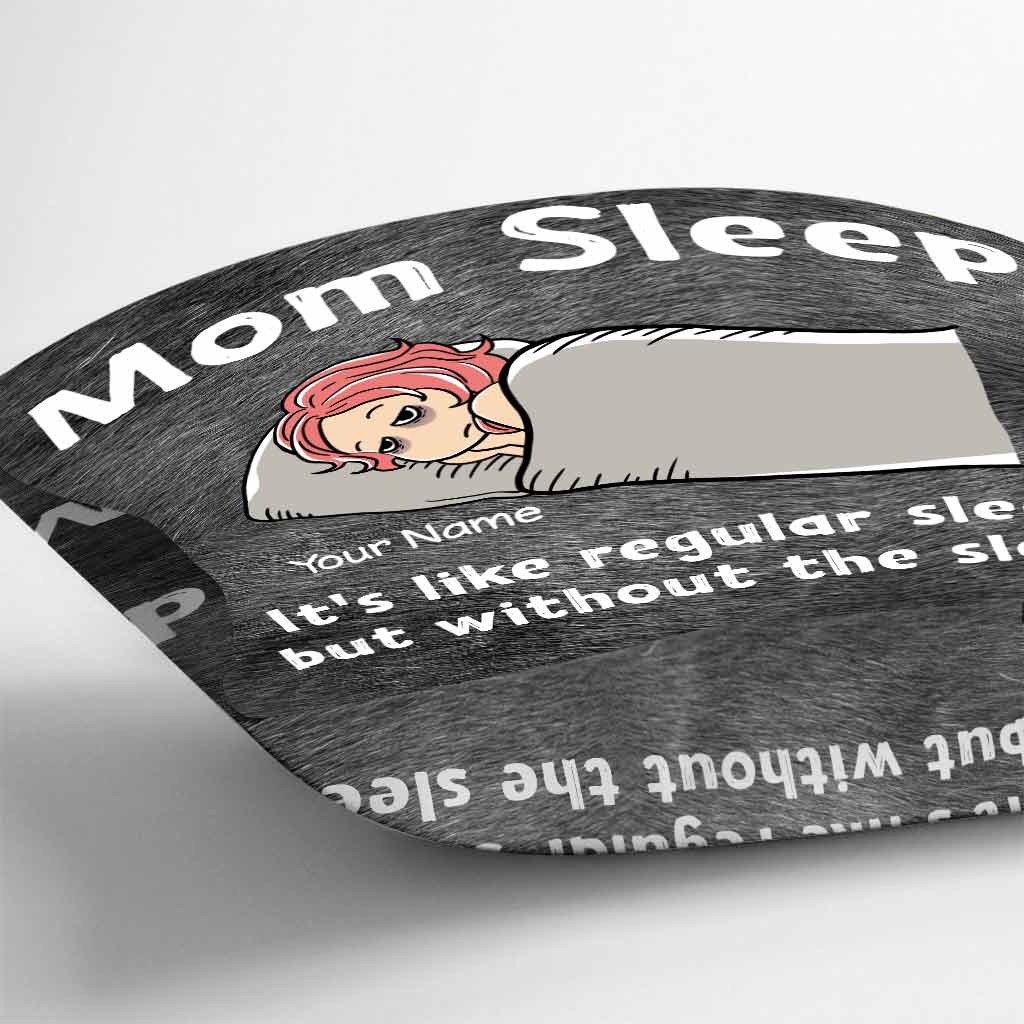 Coussin décoratif personnalisé pour la fête des mères - Mom Sleep