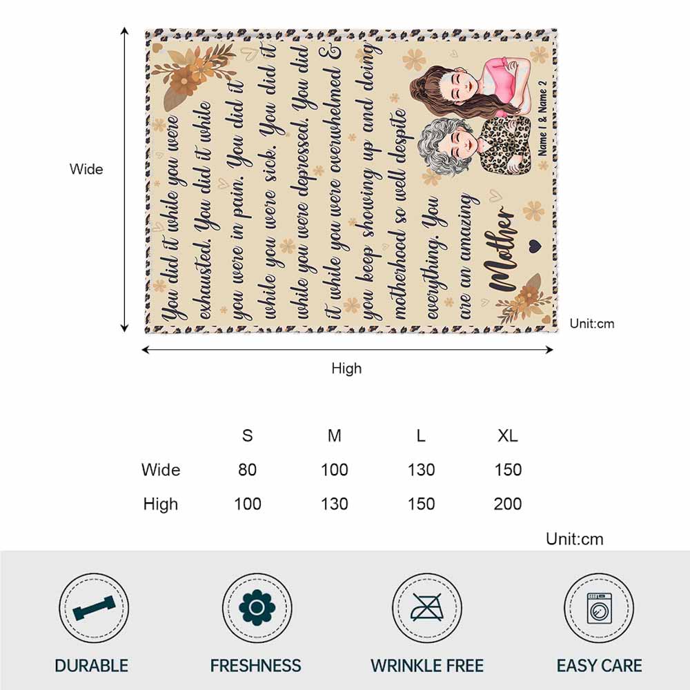 Tu es une maman formidable - Couverture personnalisée pour la fête des mères