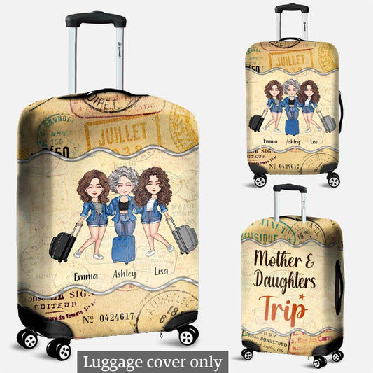 Voyage mère-fille - Cadeau pour maman et fille - Housse de valise personnalisée