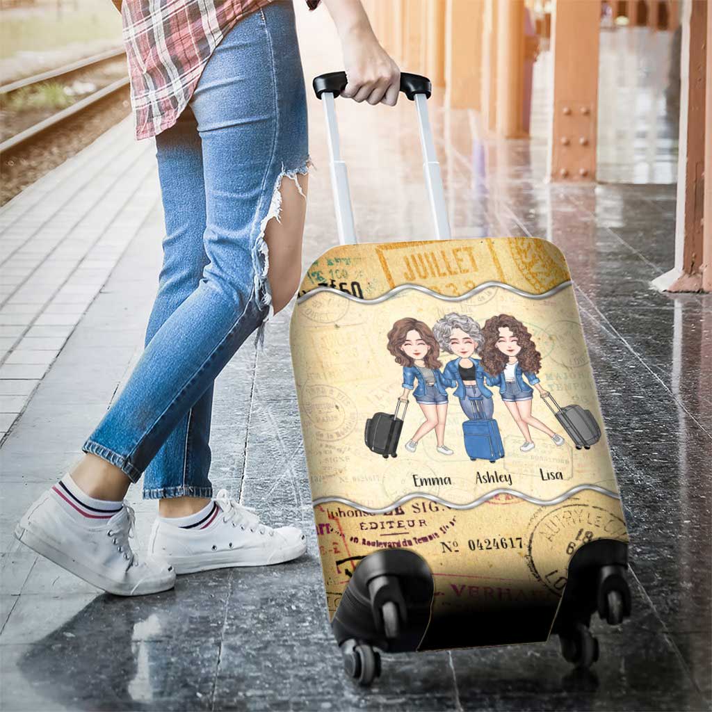 Mother Daughter Trip - Gift for mom, daughter - Personalized Luggage Cover